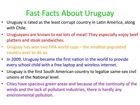 facts about uruguay.